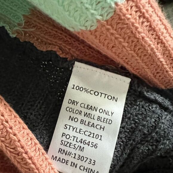 StripedĀ dolmanĀ Cardiganāā - Picture 6 of 6